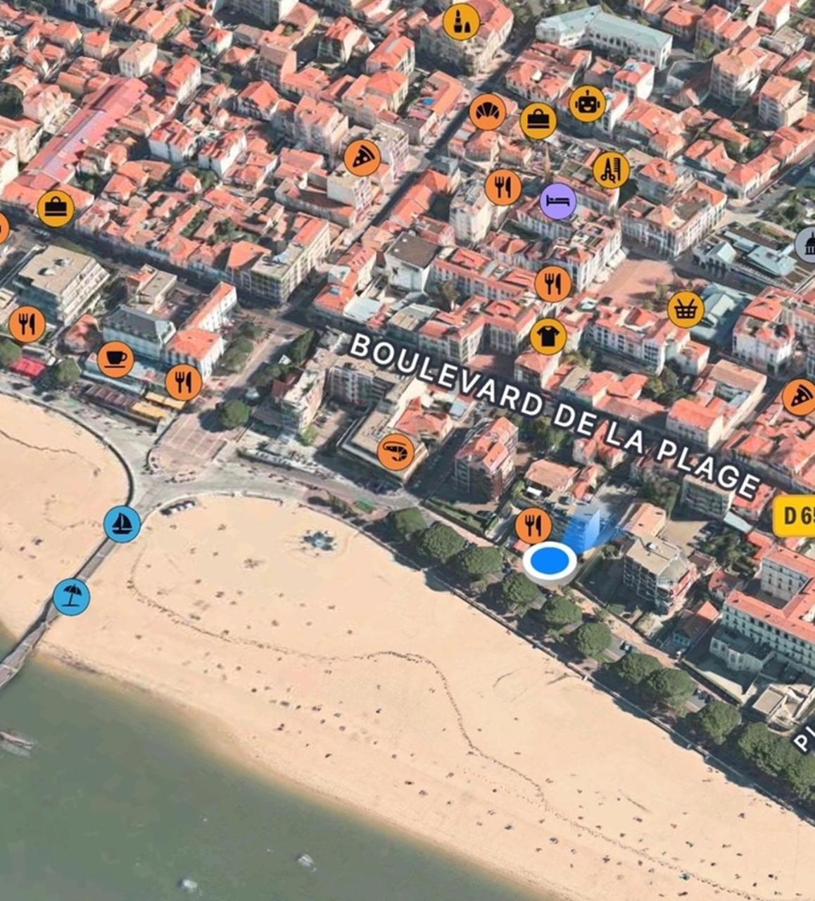 Studio Face Plage / Centre Ville Arcachon Eksteriør bilde