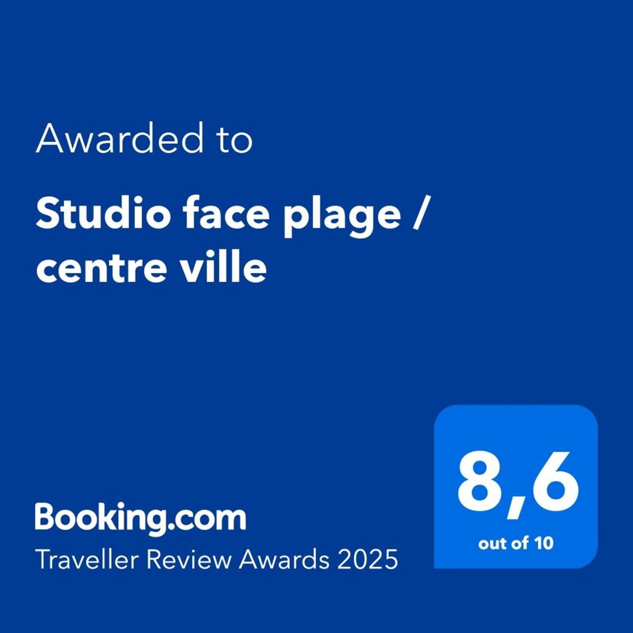 Studio Face Plage / Centre Ville Arcachon Eksteriør bilde